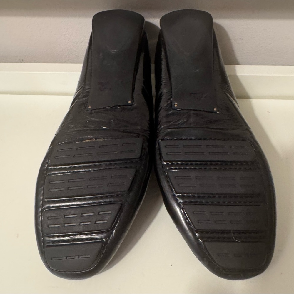 ROBERT ZUR Women’s Black Patent Leather Driving Moccasins Loafers Flats Sz 7M - Picture 10 of 10
